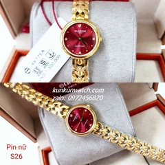 Đồng Hồ Lắc Tay Nữ Sunrise 9977SA Authentic 26mm