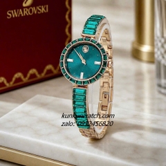 Đồng Hồ Nữ Swarovski Matrix Bangle Gold Đính Đá 25mm 1