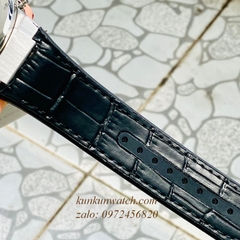 Đồng Hồ Nam Salvatore Ferragamo F80 Chronograph Dây Silicone Đen Mặt Trắng Silver 41mm