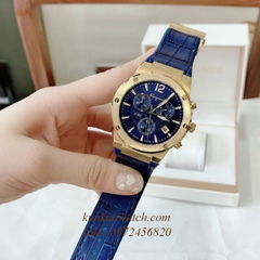 Đồng Hồ Nam Salvatore Ferragamo F80 Chronograph Dây Silicone Xanh Gold 41mm