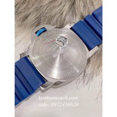 Đồng Hồ Nam Panerai Luminor Submersible Automatic Dây Cao Su Xanh Dương 47mm