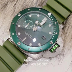 Đồng Hồ Nam Panerai Luminor Submersible Automatic Dây Cao Su Xanh Rêu 47mm