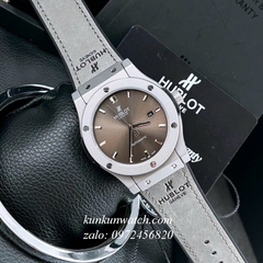 Đồng Hồ Nam Hublot Classic Fusion Automatic Dây Da Silicone Xám 42mm