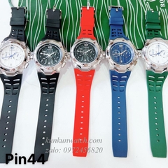 Đồng Hồ Nam Cartier Chronograph 5 Kim Đen Mặt Trắng 44mm