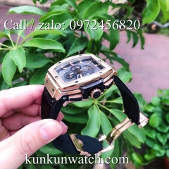 Đồng Hồ Nam Hublot Senna Champion 88 HLD012 - Quartz - Dây Da Đen - 43mm x 45mm