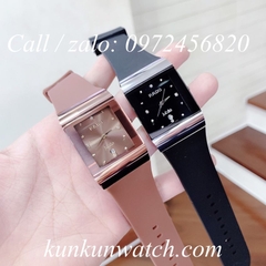 Đồng Hồ Nam Rado Mặt Chữ Nhật Dây Silicon - 28mm