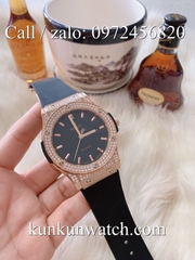 Đồng Hồ Nam Hublot HLCS032 - Automatic - Dây Cao Su Đen Vỏ Vàng Hồng -  42mm