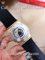 Đồng Hồ Nam Hublot HLCS041 - Automatic - Dây Cao Su Đen Vỏ Vàng Hồng -  43mm