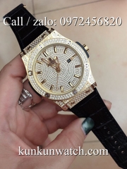 Đồng Hồ Nam Hublot HLCS041 - Automatic - Dây Cao Su Đen Vỏ Vàng -  43mm