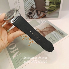 Đồng Hồ Nam Hublot Geneve Automatic Đính Pha Lê Nền Mặt Số Phá Cách 44mm