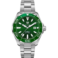 Đồng Hồ Nam Tag Heuer Aquaracer 300M Calibre 5 Automatic Green Silver 43mm 1