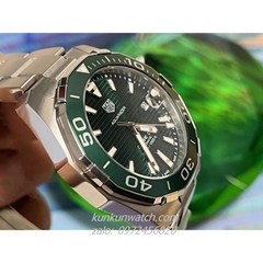 Đồng Hồ Nam Tag Heuer Aquaracer 300M Calibre 5 Automatic Green Silver 43mm