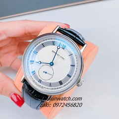 Đồng Hồ Nam Breguet Classique 1755 Automatic Đen Mặt Trắng Silver 40mm