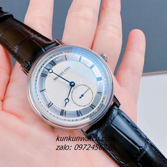 Đồng Hồ Nam Breguet Classique 1755 Automatic Đen Mặt Trắng Silver 40mm