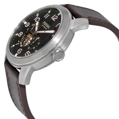 Đồng Hồ Nam Fossil ME3118 Automatic Lộ Cơ Mốc 7 Giờ Dây Da 44mm