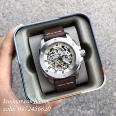 Đồng Hồ Nam Fossil ME3083 Automatic Lộ Cơ Dây Da 50mm