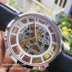 Đồng Hồ Nam Fossil ME3041 Automatic Lộ Cơ Dây Da 44mm