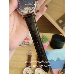 Đồng Hồ Nam Patek Philippe Geneve Automatic Ngày Đêm Đen Silver 42mm