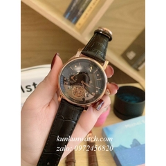Đồng Hồ Nam Patek Philippe Geneve Automatic Ngày Đêm Đen Rose Gold 42mm