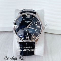 Đồng Hồ Nam Tissot 1853 Chemin Des Tourelles La Mã Kính Mo Automatic Đen Silver 42mm 1