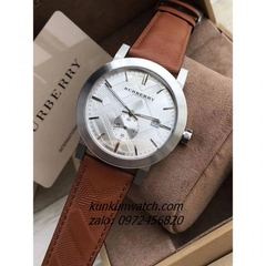 Đồng Hồ Nam Burberry The City BU9904 Silver Dây Da 42mm