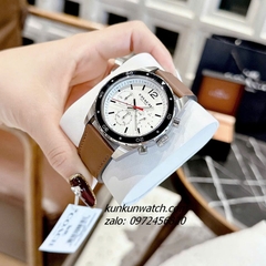 Đồng Hồ Nam Coach Sullivan Sport Chronograph 14602057 Dây Da Nâu Vỏ Silver Mặt 44mm