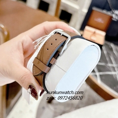 Đồng Hồ Nam Coach Sullivan Sport Chronograph 14602057 Dây Da Nâu Vỏ Silver Mặt 44mm