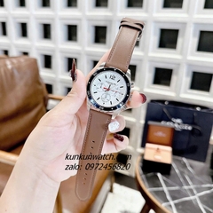 Đồng Hồ Nam Coach Sullivan Sport Chronograph 14602057 Dây Da Nâu Vỏ Silver Mặt 44mm