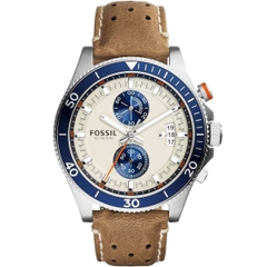 Đồng Hồ Nam Fossil CH2951 Chronograph Niềng Số Dây Da 45mm 1