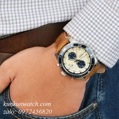 Đồng Hồ Nam Fossil CH2951 Chronograph Niềng Số Dây Da 45mm