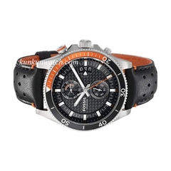 Đồng Hồ Nam Fossil CH2953 Chronograph Niềng Số Dây Da 45mm