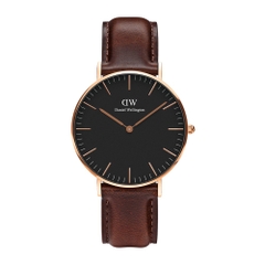 Đồng hồ Nam Daniel Wellington Classic Black Bristol 40mm Rose Gold DW00100125