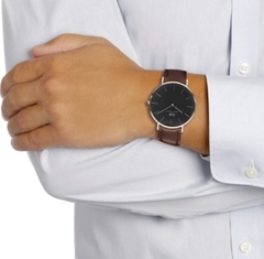 Đồng hồ Nam Daniel Wellington Classic Black Bristol 40mm Silver DW00100131