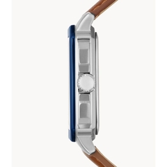 Đồng Hồ Nam Fossil BQ2658 6 Kim Mặt Vuông 42mm Dây Da Quartz