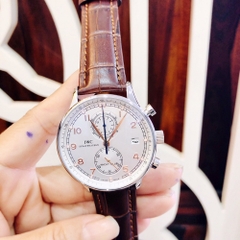 Đồng hồ Nam IWC - Quartz ( Pin ) - Dây da  - IWCD012