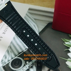 Đồng Hồ Nam Omega Constellation Automatic Niềng Số La Mã Dây Xanh Mộc Silver 40mm