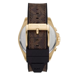 Đồng Hồ Nam Michael Kors Brecken Chronograph MK8849 Dây Silicone Da 45mm