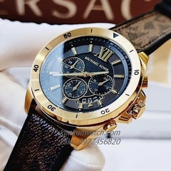 Đồng Hồ Nam Michael Kors Brecken Chronograph MK8849 Dây Silicone Da 45mm