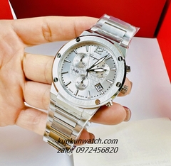 Đồng Hồ Nam Salvatore Ferragamo F80 Classic Chronograph Silver 44mm