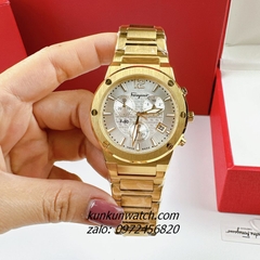 Đồng Hồ Nam Salvatore Ferragamo F80 Classic Chronograph Gold 44mm 1