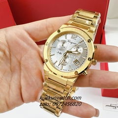 Đồng Hồ Nam Salvatore Ferragamo F80 Classic Chronograph Gold 44mm