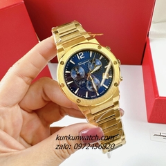 Đồng Hồ Nam Salvatore Ferragamo F80 Classic Chronograph Vàng Mặt Xanh 44mm