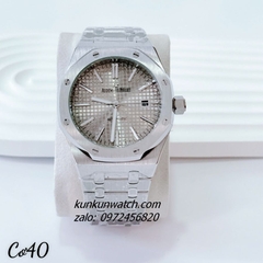 Đồng Hồ Nam Audemars Piguet Royal Oak 03 Kim Automatic Mặt Xám Silver 41mm 1