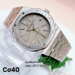 Đồng Hồ Nam Audemars Piguet Royal Oak 03 Kim Automatic Mặt Xám Silver 41mm
