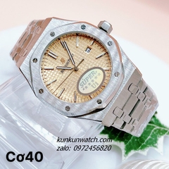 Đồng Hồ Nam Audemars Piguet Royal Oak 03 Kim Automatic Mặt Vàng Silver 41mm
