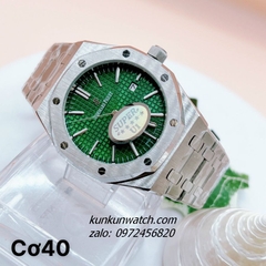 Đồng Hồ Nam Audemars Piguet Royal Oak 03 Kim Automatic Mặt Xanh Lá Silver 41mm
