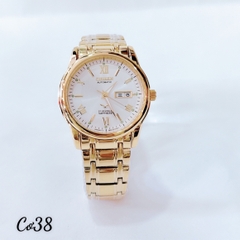 Đồng Hồ Nam Citizen Automatic 21Jewels 2 Lịch Gold Mặt Trắng 38mm 1