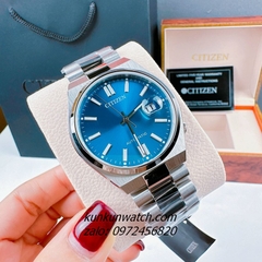 Đồng Hồ Nam Citizen Tsuyosa Automatic Silver Mặt Xanh Lam 40mm