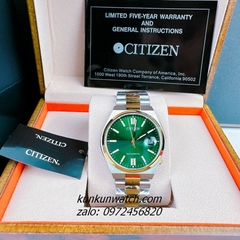 Đồng Hồ Nam Citizen Tsuyosa Automatic Demi Mặt Xanh 40mm