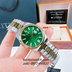 Đồng Hồ Nam Citizen Tsuyosa Automatic Demi Mặt Xanh 40mm